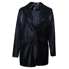 Fall Winter Vintage Long Sleeve V-neck Blazers