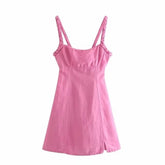 summer sweet Mini Lace Sling Dress