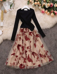 ILLONA BUTTERFLY KNIT DRESS