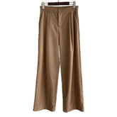 Women's Elegant Office Solid Blazer Pants Suit