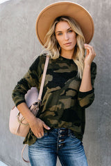 Women's Leopard Print Pullover Fall Round Neck Loose Women's Sweatshirt Printed Retro Stripe S To XXXL Size Outdoor Pullover