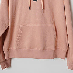 New Spring Pink Cotton Hooded Sweatshirts