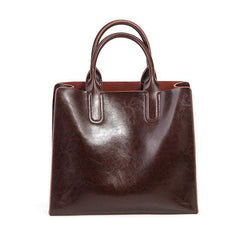 Genuine Leather Tote Handbag Designer Shoulder Bags