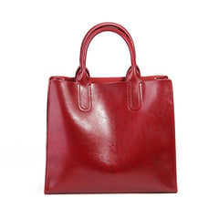 Genuine Leather Tote Handbag Designer Shoulder Bags