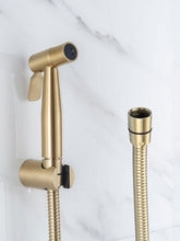 Bidet Toilet Sprayer Set-Handheld Bidet Sprayer Kit-Bathroom Hand Shower for Muslim Self Cleaning-Premium Stainless Steel Baby Cloth Diaper Sprayer Combo in Washroom Gold