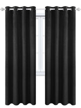 Blackout Curtain Drapes Velvet Farmhouse Grommet/Eyelet Curtain Panels For Living Room Bedroom Door Kitchen Window Treatments Thermal Insulated Room Darkening