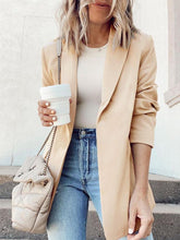 Blazers Fashion Lapel Slim Long Sleeve Blazer for Women