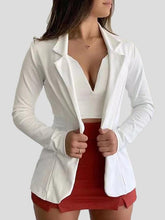 Blazers Long Sleeve Solid Slim Blazers for Women