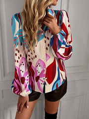 Blouses Temperament Commuter Sexy Long Sleeve Blouse for Women