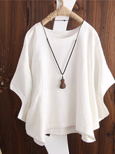 Blouse T shirt Tee Black White Yellow Plain Half Sleeve Daily Going out Streetwear Crewneck Regular Cotton L for Women