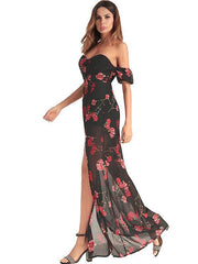 Asymmetric Split-side Bohemia Dresses
