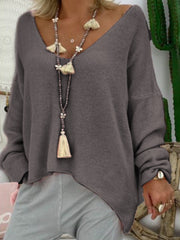 Women Casual Tops Tunic Plus Size Sweaters