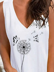 Casual V Neck Sleeveless Shirts & Tops Vests
