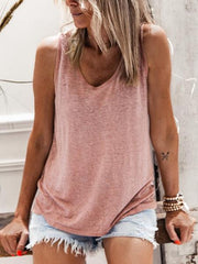 Nudepink Shift Short Sleeve Vests