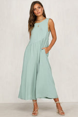 Fashion Pure Vest Jumpsuits