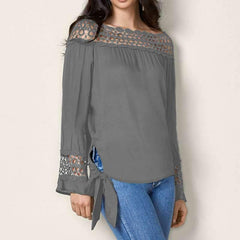 Fashion Lace Bowknot T-Shirts