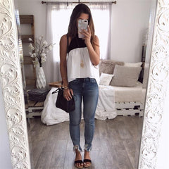 Casual Gored Women Vests
