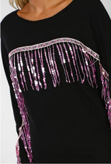 New Casual Flicker Tassels T-Shirts