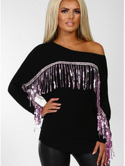 New Casual Flicker Tassels T-Shirts