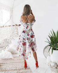 New Floral Off shoulder Skater Dresses