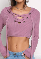 Pure Long sleeve Knit Top
