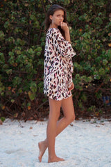 Loose Round Neck Falbala Lycras