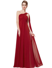 Fashion Irregular Single-shoulder Evening Dresses