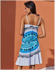 Sexy Sleeveless Floral Shift Dresses