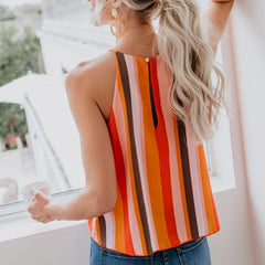Fashion Lacing Floral Vests