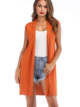 Fashion Pure Sleeveless Cardigan