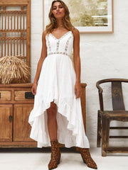 Fashion Cutout Falbala Skater Dresses