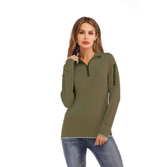 Fashion High Collar Long sleeve Sweatshirts