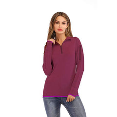 Fashion High Collar Long sleeve Sweatshirts