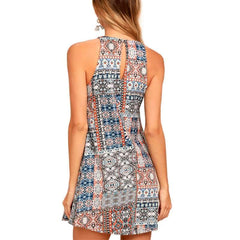 Women Floral Vest Shift Dresses