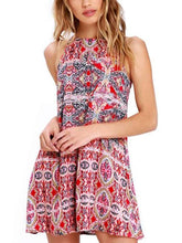 Women Floral Vest Shift Dresses