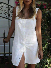 Fashion Pure Vest Blouse Shift Dresses