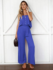 Casual Loose Off shoulder Jumpsuits