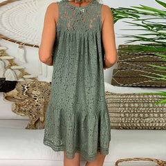 Fashion Cutout Lace Shift Dresses