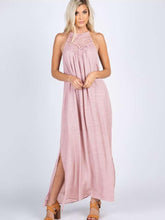 Fashion Loose Halt Cutout Maxi Dresses