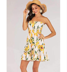 Sexy Vest Print Shift Dresses