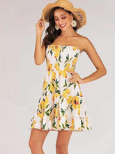 Sexy Vest Print Shift Dresses