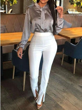Sexy Casual Pure High-waisted Pants