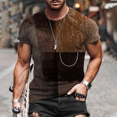 Men's Contrast Print T-shirt