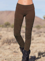 Solid Casual Pants