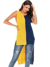 Fashion Knit Sleeveless Gored Sweaters