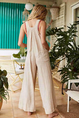 Fashion Pure Vest Jumpsuits