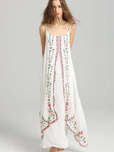 Fashion Print Vest Maxi Dresses