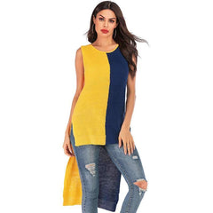Fashion Knit Sleeveless Gored Sweaters