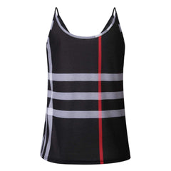 Fashion Backless Print Grenadine Vests