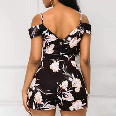 Casual Print Off shoulder Jumpsuits